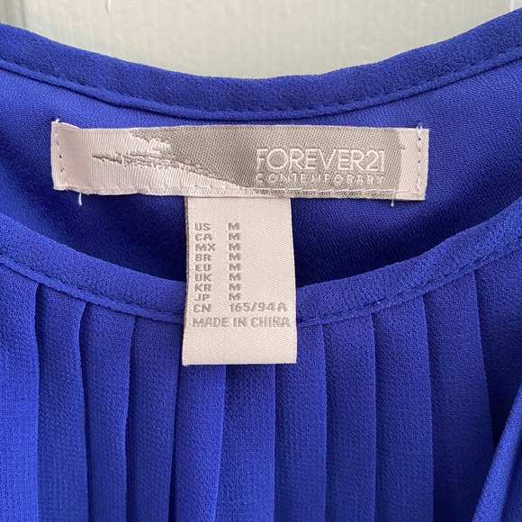 Forever 21 Royal Blue Dress - Picture 3 of 3